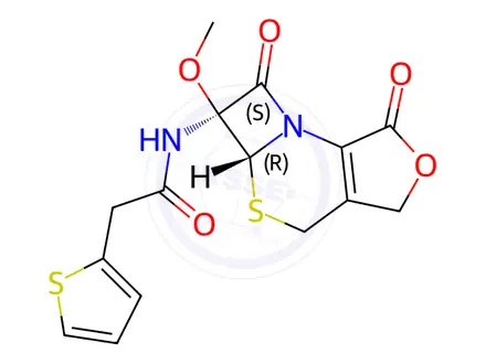 Chemical structure of Cefoxitin Sodium EP Impurity J