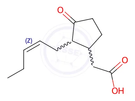 Chemical structure of Jasmonic Acid(mixture of isomers)
