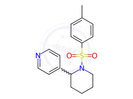 Chemical structure of 4-(1-Tosylpiperidin-2-yl)pyridine