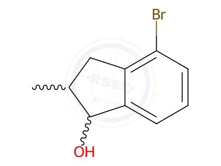 Chemical structure of 4-Bromo-2-methyl-2,3-dihydro-1H-inden-1-ol