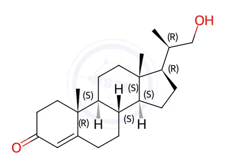 Chemical structure of Progesterone Impurity 89