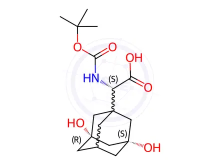 Chemical structure of Saxagliptin Impurity 17