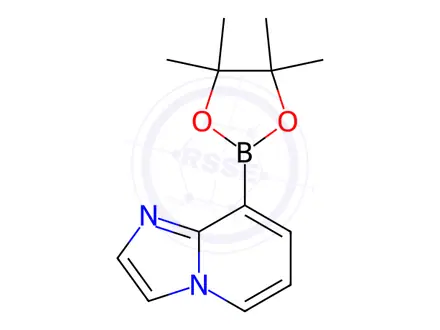 Chemical structure of iMidazo(1,2,a)pyridine-8-boronic ester