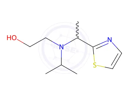 Chemical structure of 2-(Isopropyl(1-(thiazol-2-yl)ethyl)amino)ethanol