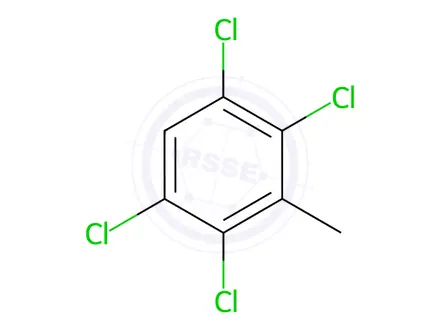 Chemical structure of 2,3,5,6-Tetrachlorotoluene