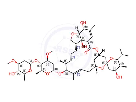 Chemical structure of Abamectin-Impurity F