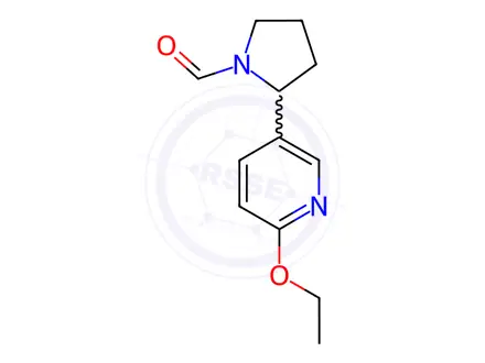 Chemical structure of 2-(6-Ethoxypyridin-3-yl)pyrrolidine-1-carbaldehyde