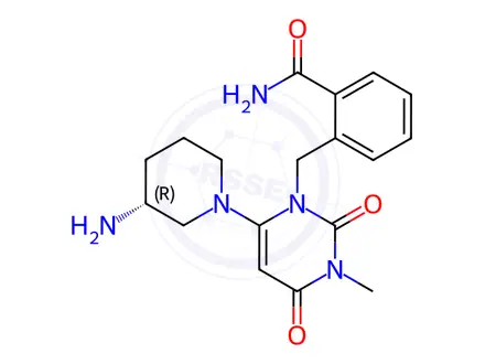 Chemical structure of Alogliptin Impurity 27