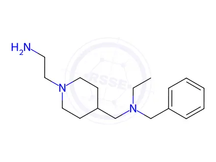 Chemical structure of N-((1-(2-Aminoethyl)piperidin-4-yl)methyl)-N-benzylethanamine