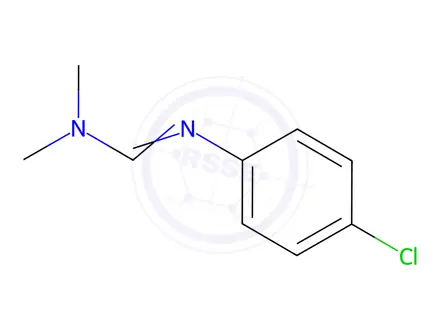 Chemical structure of (Z)-N'-(4-Chlorophenyl)-N,N-dimethylmethanimidamide