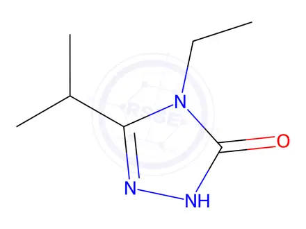 Chemical structure of 3H-1,2,4-Triazol-3-one,4-ethyl-2,4-dihydro-5-(1-methylethyl)-(9CI)