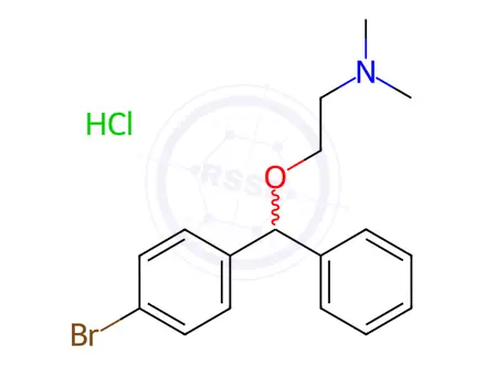 Chemical structure of Bromazine Hydrochloride
