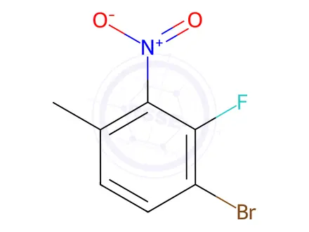 Chemical structure of 4-Bromo-3-fluoro-2-nitrotoluene