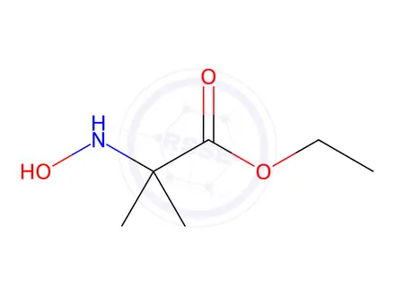 Chemical structure of Alanine, N-hydroxy-2-methyl-, ethyl ester (9CI)
