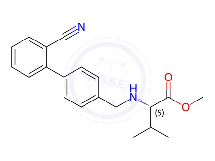 Chemical structure of Valsartan Impurity 17 Monomer