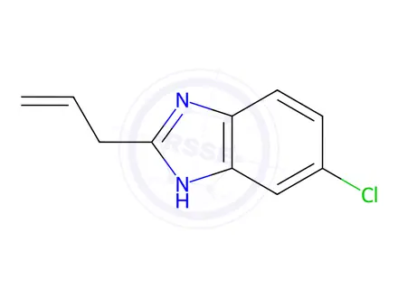 Chemical structure of Benzimidazole, 2-allyl-5-chloro-(8CI)