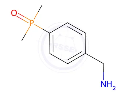 Chemical structure of (4-(Aminomethyl)phenyl)dimethylphosphine oxide