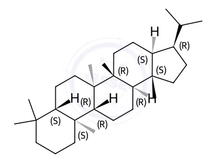 Chemical structure of Hopane