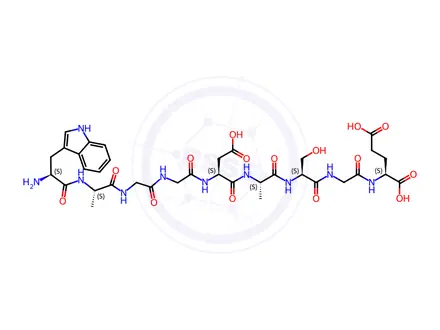 Chemical structure of DSIP