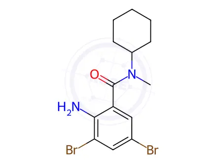 Chemical structure of Bromhexine Impurity 24