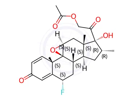 Chemical structure of Fluticasone Propionate Impurity 22