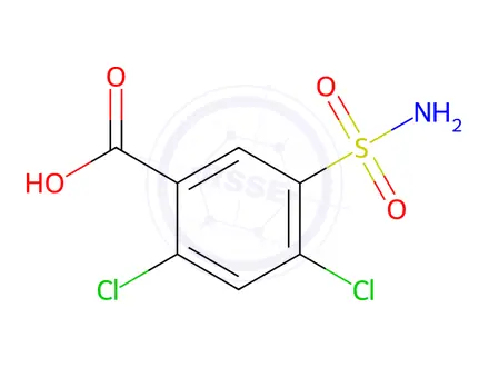 Chemical structure of Furosemide EP Impurity B
