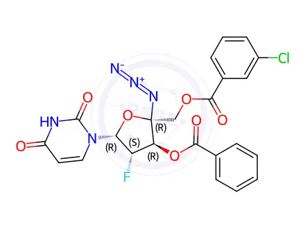 Chemical structure of Azvudine Impurity 48