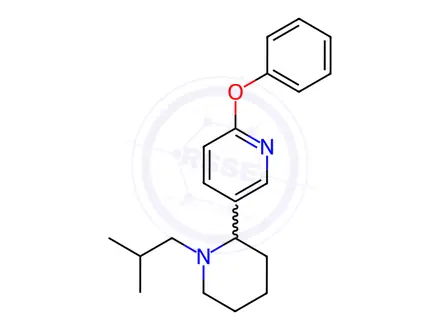 Chemical structure of 5-(1-Isobutylpiperidin-2-yl)-2-phenoxypyridine