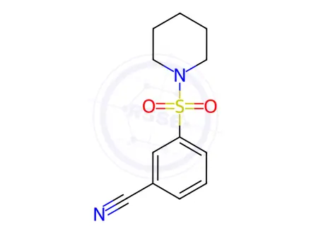 Chemical structure of 3-(Piperidin-1-ylsulfonyl)benzonitrile