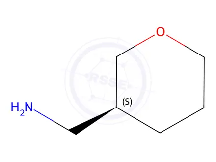 Chemical structure of [(3S)-tetrahydropyran-3-yl]methanamine;hydrochloride