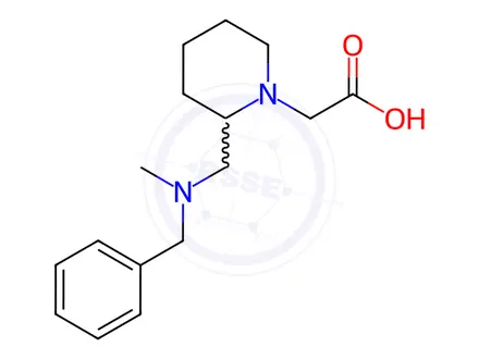 Chemical structure of 2-(2-((Benzyl(methyl)amino)methyl)piperidin-1-yl)acetic acid