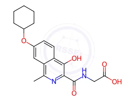 Chemical structure of Roxadustat Impurity 73