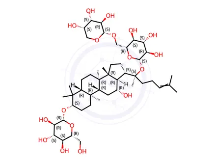 Chemical structure of Ginsenoside Rd2