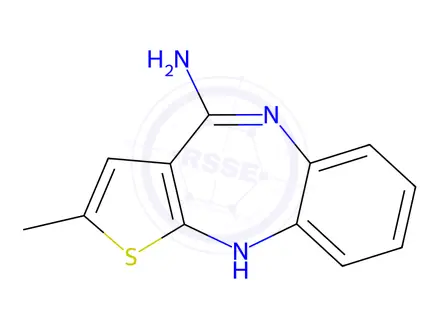 Chemical structure of Olanzapine Impurity E