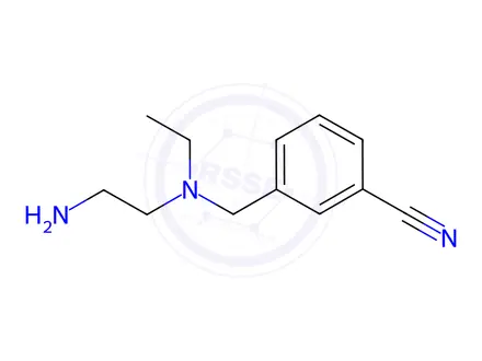 Chemical structure of 3-(((2-Aminoethyl)(ethyl)amino)methyl)benzonitrile