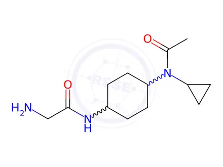 Chemical structure of 2-Amino-N-(4-(N-cyclopropylacetamido)cyclohexyl)acetamide
