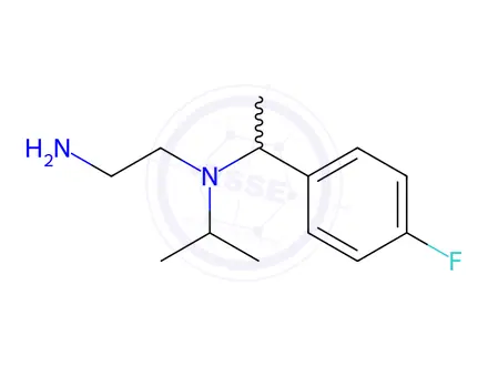 Chemical structure of N1-(1-(4-Fluorophenyl)ethyl)-N1-isopropylethane-1,2-diamine