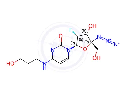 Chemical structure of Azvudine Impurity 22