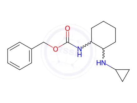 Chemical structure of Benzyl (2-(cyclopropylamino)cyclohexyl)carbamate