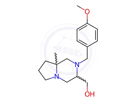 Chemical structure of [2-(4-Methoxybenzyl)-8a-methyloctahydropyrrolo[1,2-a]pyrazin-3-yl]methanol