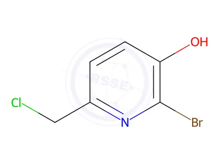 Chemical structure of 2-Bromo-6-(chloromethyl)pyridin-3-ol