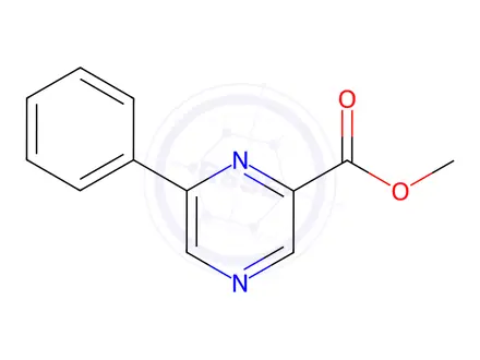 Chemical structure of Methyl 6-Phenylpyrazine-2-carboxylate