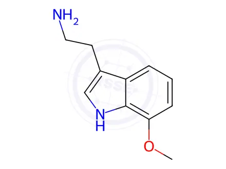 Chemical structure of 7-Methoxy-Tryptamine