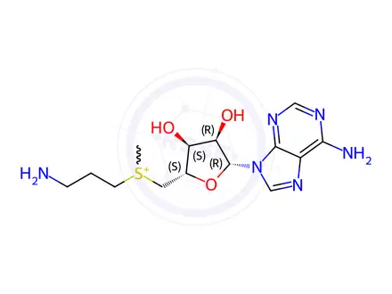 Chemical structure of Decarboxylated S-Adenosylmethionine Sulfate