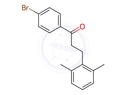 Chemical structure of 4'-Bromo-3-(2,6-dimethylphenyl)propiophenone