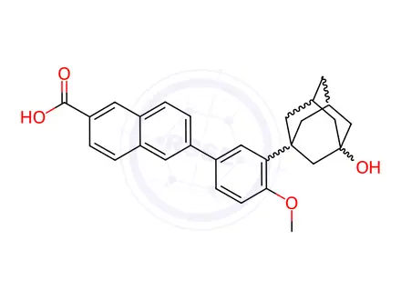 Chemical structure of Adapalene EP Impurity B