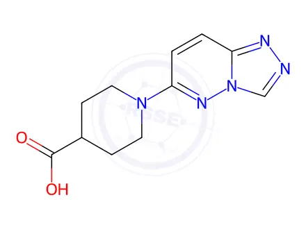 Chemical structure of 1-([1,2,4]Triazolo[4,3-b]pyridazin-6-yl)piperidine-4-carboxylic acid
