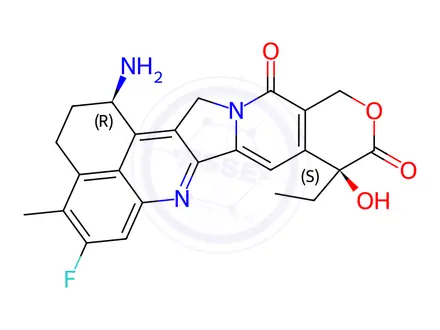Chemical structure of Exatecan Impurity 2