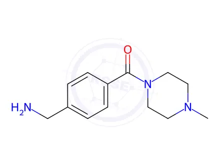 Chemical structure of (4-(Aminomethyl)phenyl)(4-methylpiperazin-1-yl)methanone