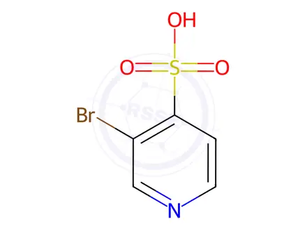 Chemical structure of 3-Bromopyridine-4-sulfonic acid